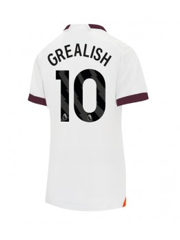 Manchester City Jack Grealish #10 Auswärtstrikot für Frauen 2023-24 Kurzarm